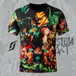 Polera-Sublimadas-Tacto-Algodon-Manga-Corta-DBZ-Broly