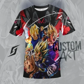 Polera-Sublimadas-Tacto-Algodon-Manga-Corta-DBZ-VEGETA