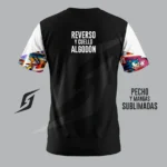 Polera Sublimadas Tacto Algodón Manga Corta-reverso