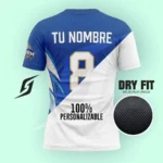 Polera Voleibol Mujer Personalizada Sublimada Full Print Dry Fit